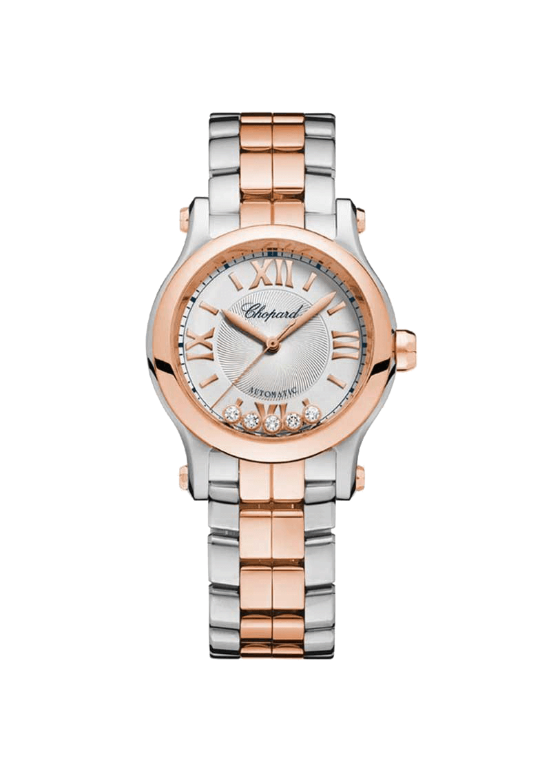 HAPPY SPORT 750er-Roségold/Stahl