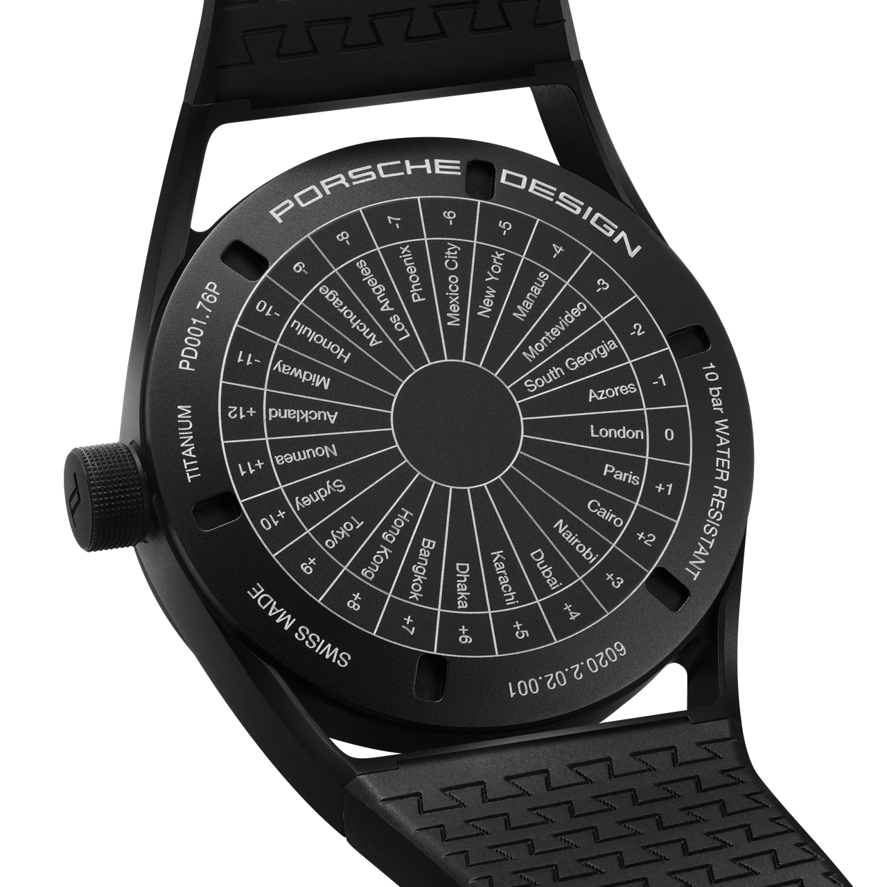 1919 GLOBETIMER BLACK & RUBBER