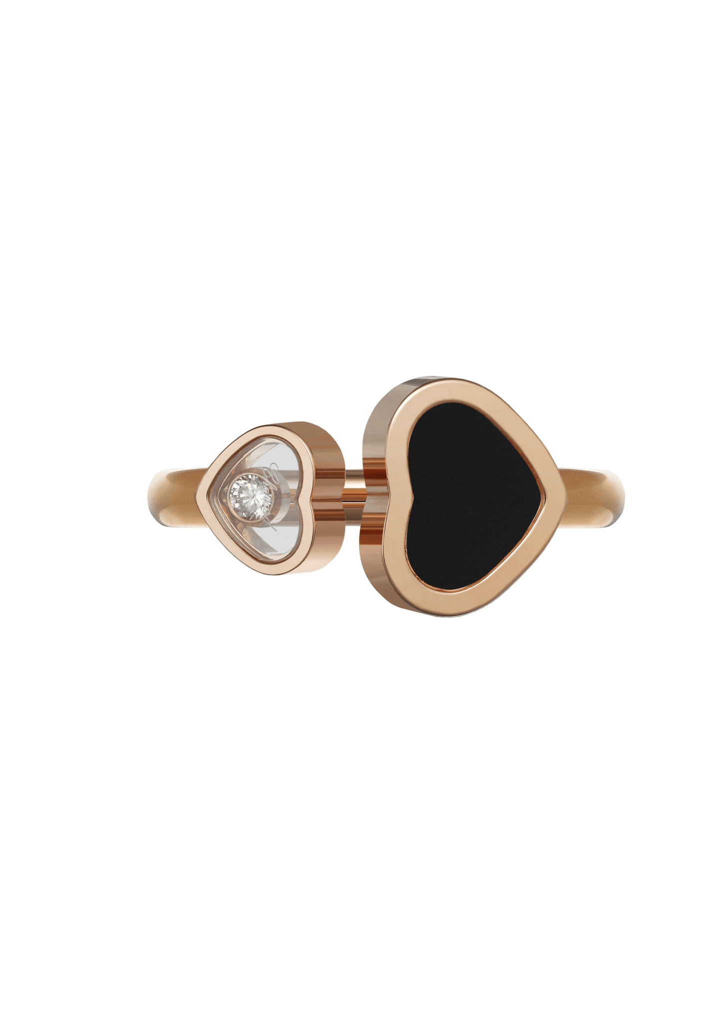 “Happy Hearts” 750-Roségold Ring