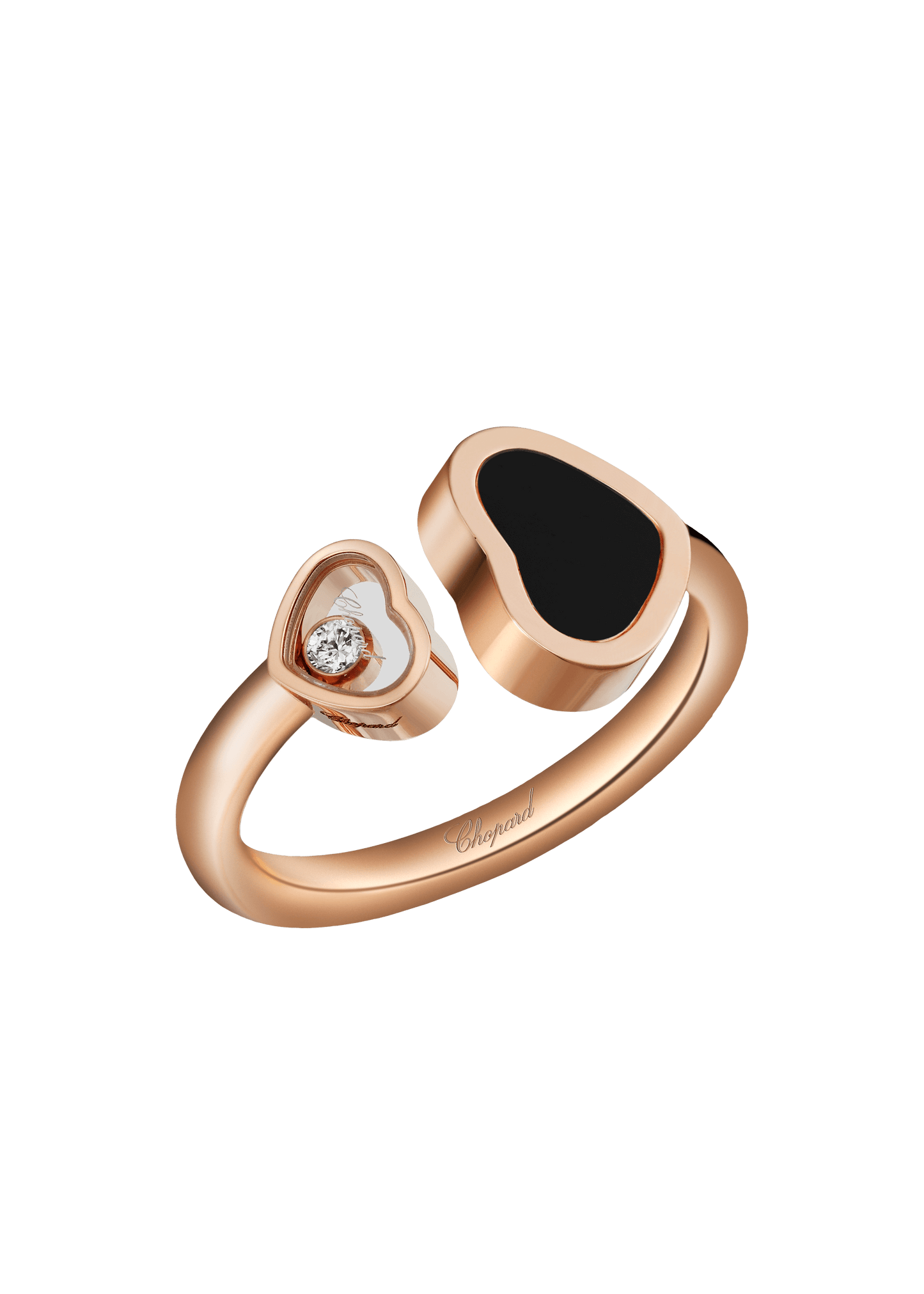 “Happy Hearts” 750-Roségold Ring