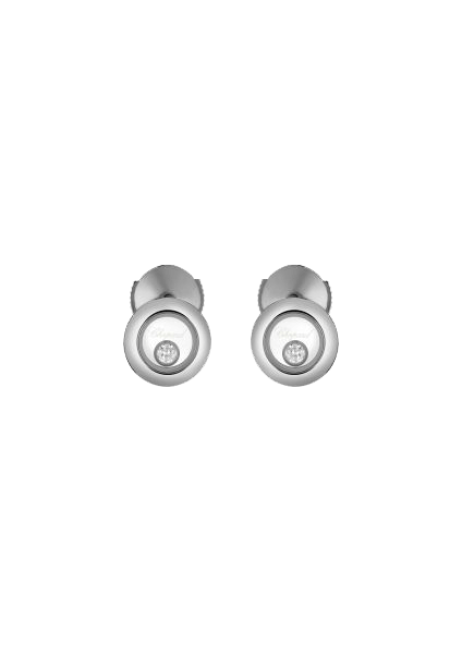 “Happy Diamonds” 750er-Weißgold Ohrstecker