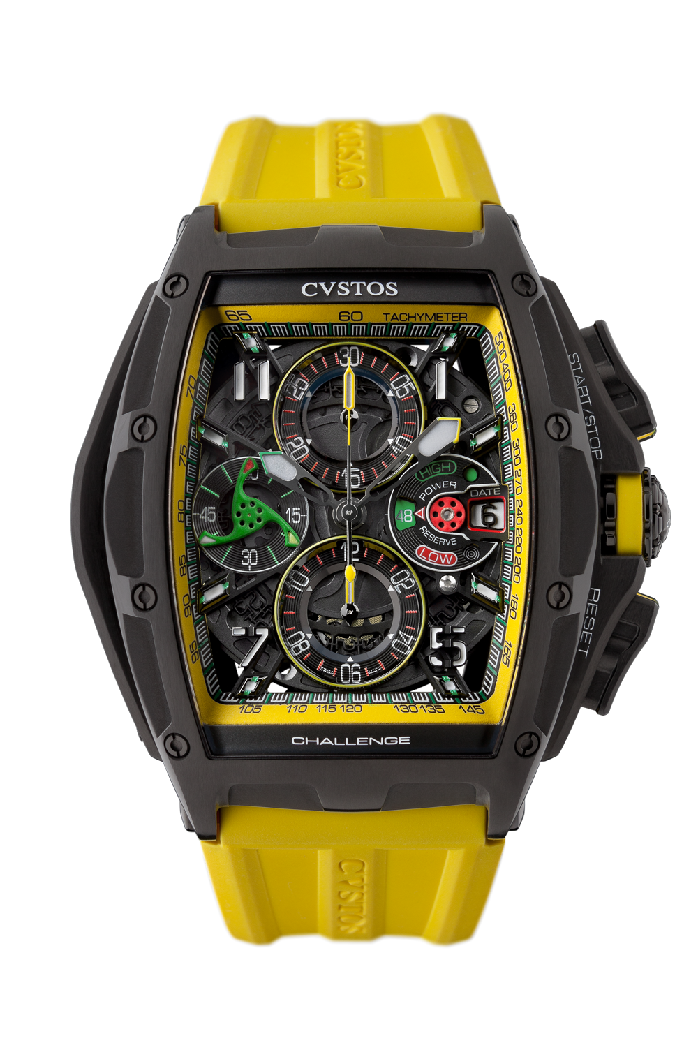 Chrono Black Steel / Yellow