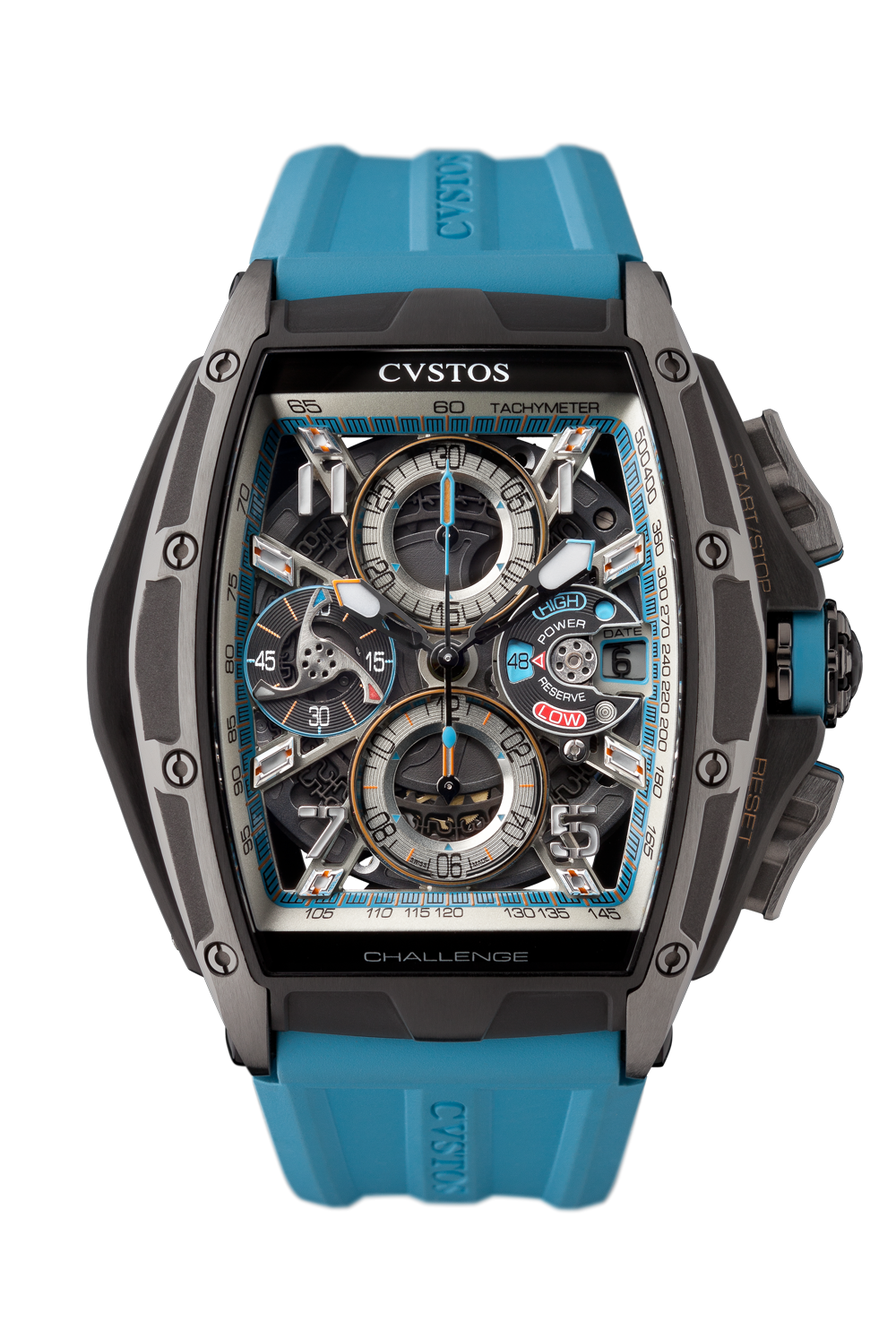 Chrono Grey Brancard Black Titanium / Blue