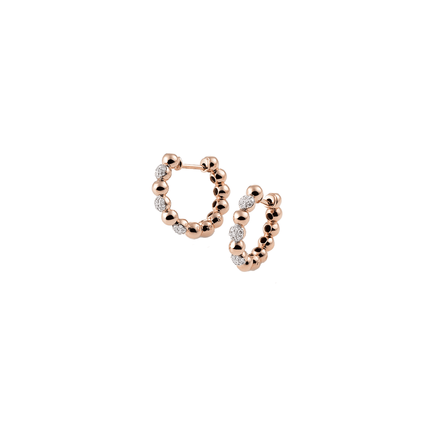 PALLADIO Ohrring aus 750er Roségold mit Brillanten, auch in Gelb- oder Weißgold erhältlich.