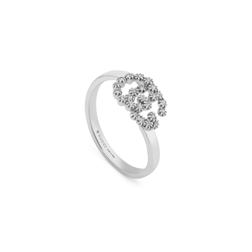 GG Running Ring in Weißgold