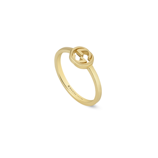 Gucci Interlocking Ring aus Gelbgold
