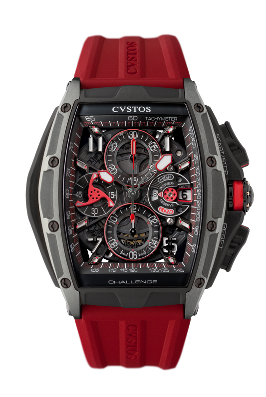 Chrono Grey Brancard Black Titanium / Black & Red